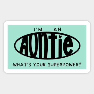 Auntie Superpower Sticker